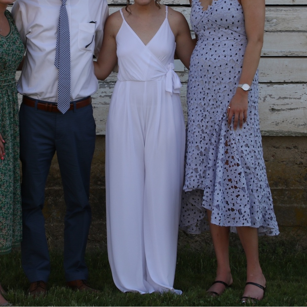 White jumpsuit